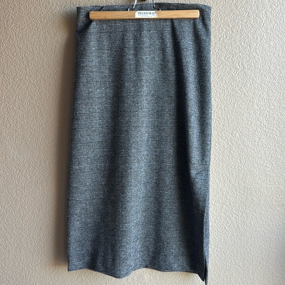 Vince Glen Plaid Pencil Skirt 6